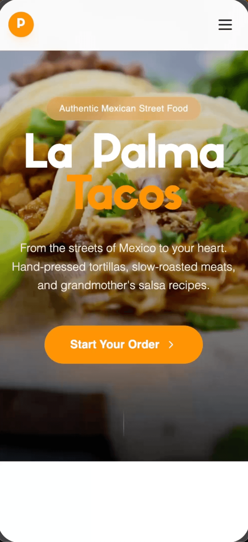 Mobile Ordering Preview
